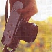Man holding camera