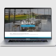 Stratégie de marque Alstero, identité visuelle, design de logo et de site web