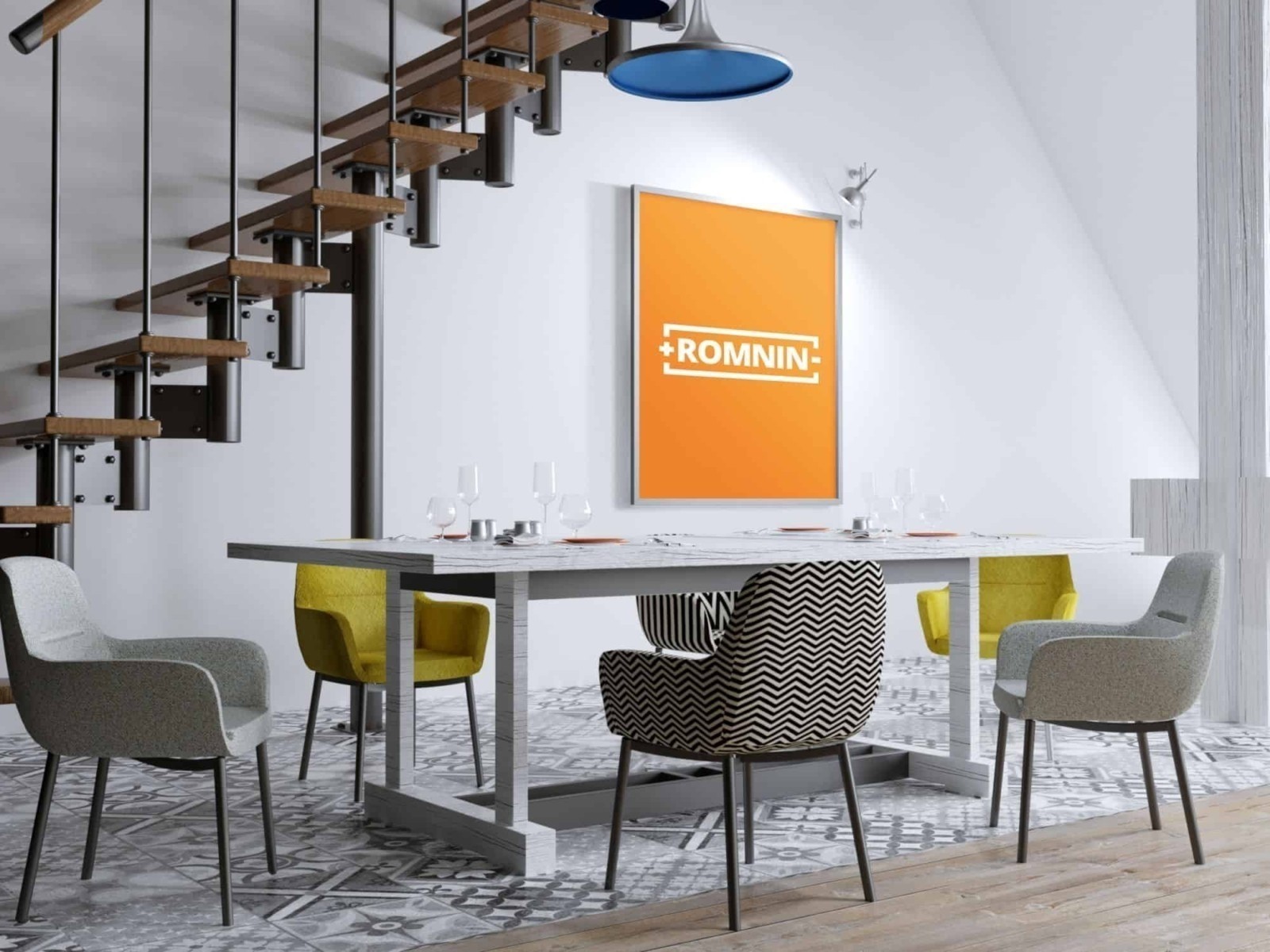 Romnin Concept Toud, logo minimalist