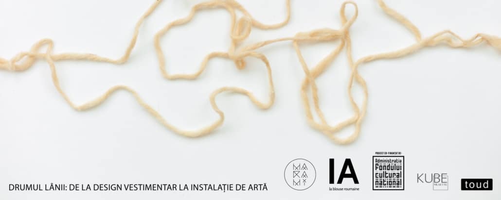 Cover Facebook Drumul lanii de la design vestimentar la instalatie de arta vernisaj