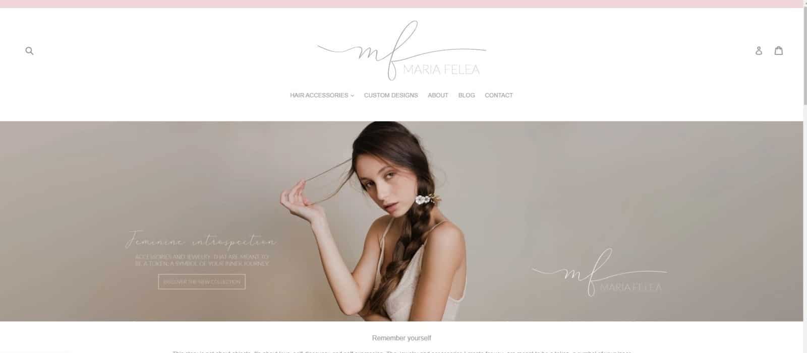 Maria Felea website, creare site web