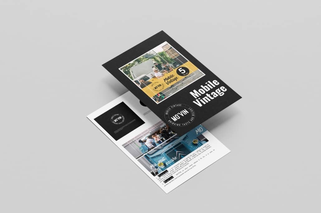 Mobile Vintage - brochure de présentation d'une marque roumaine