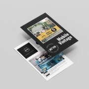 Mobile Vintage - brochure de présentation d'une marque roumaine