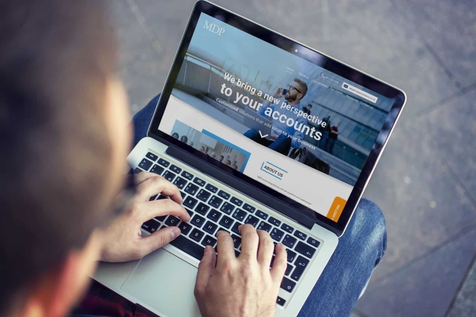 MDP Advisory - Design UI web pour un cabinet comptable