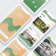 Design UI d'application, design d'application, design d'interface utilisateur, conception, projet