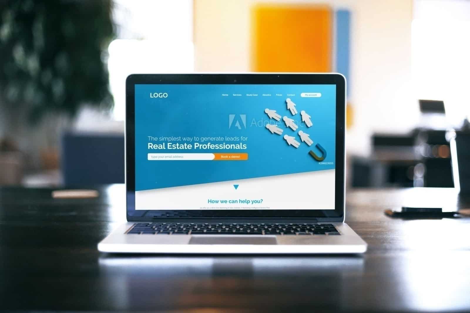 UI web design pentru o platforma de marketing, UI design, design, web design