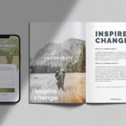 CARBONOFF - identité de marque, création de logo, conception web - proie