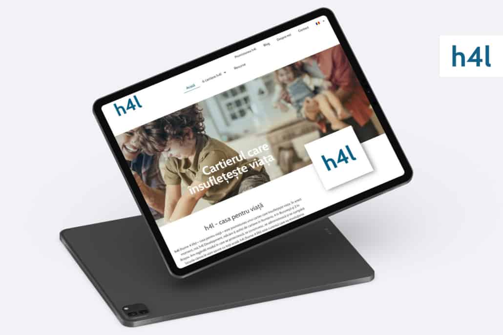 Projet de conception de site Web Toud - h4l, site Web, conception de site Web, conception UX, conception UI, promoteur immobilier, création de site Web