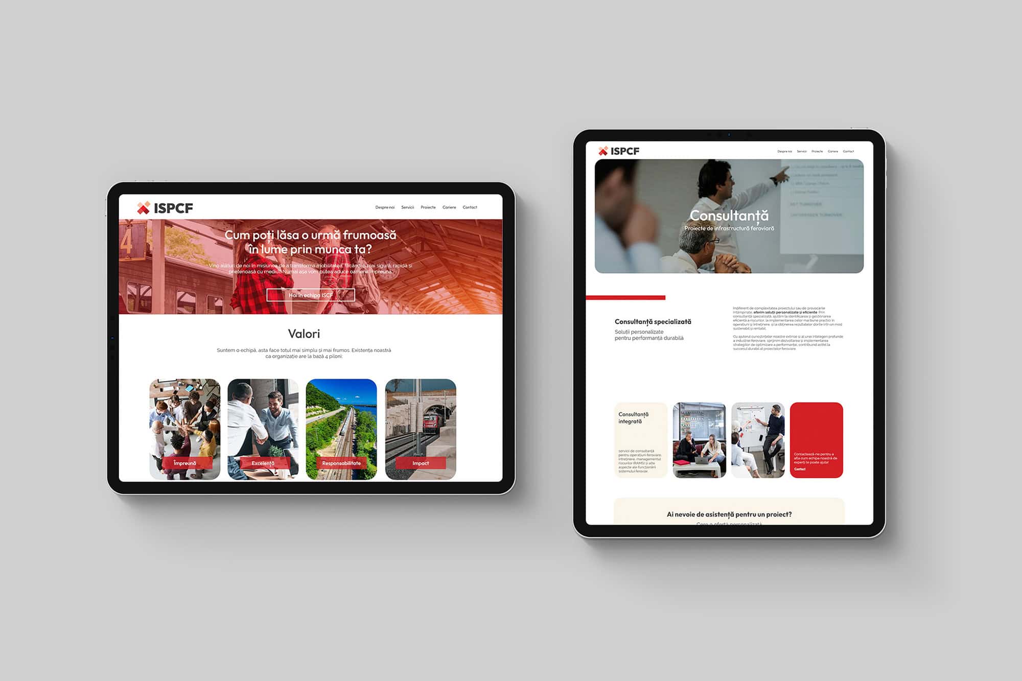 Transformation ISPCF, conception de sites Web, création de sites Web, conception UX, conception UI