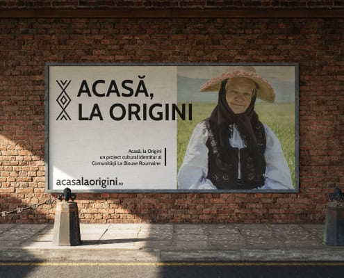 Acasa la Origini branding design website La Blouse Roumaine IA1