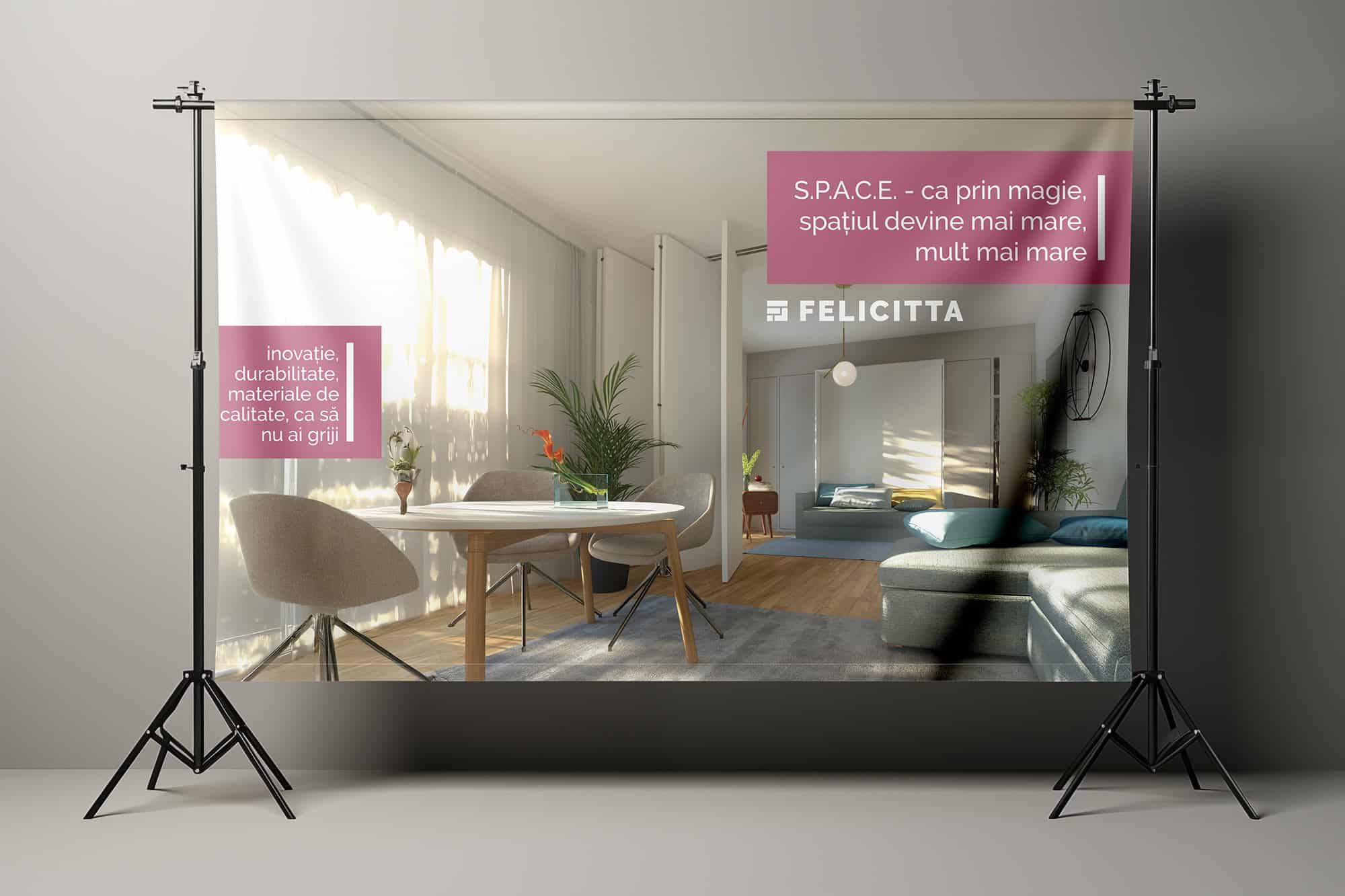 Felicitta — identité visuelle, stratégie et site web pour un lieu conçu pour les personnes, Toud, création de logo, identité visuelle, conception web