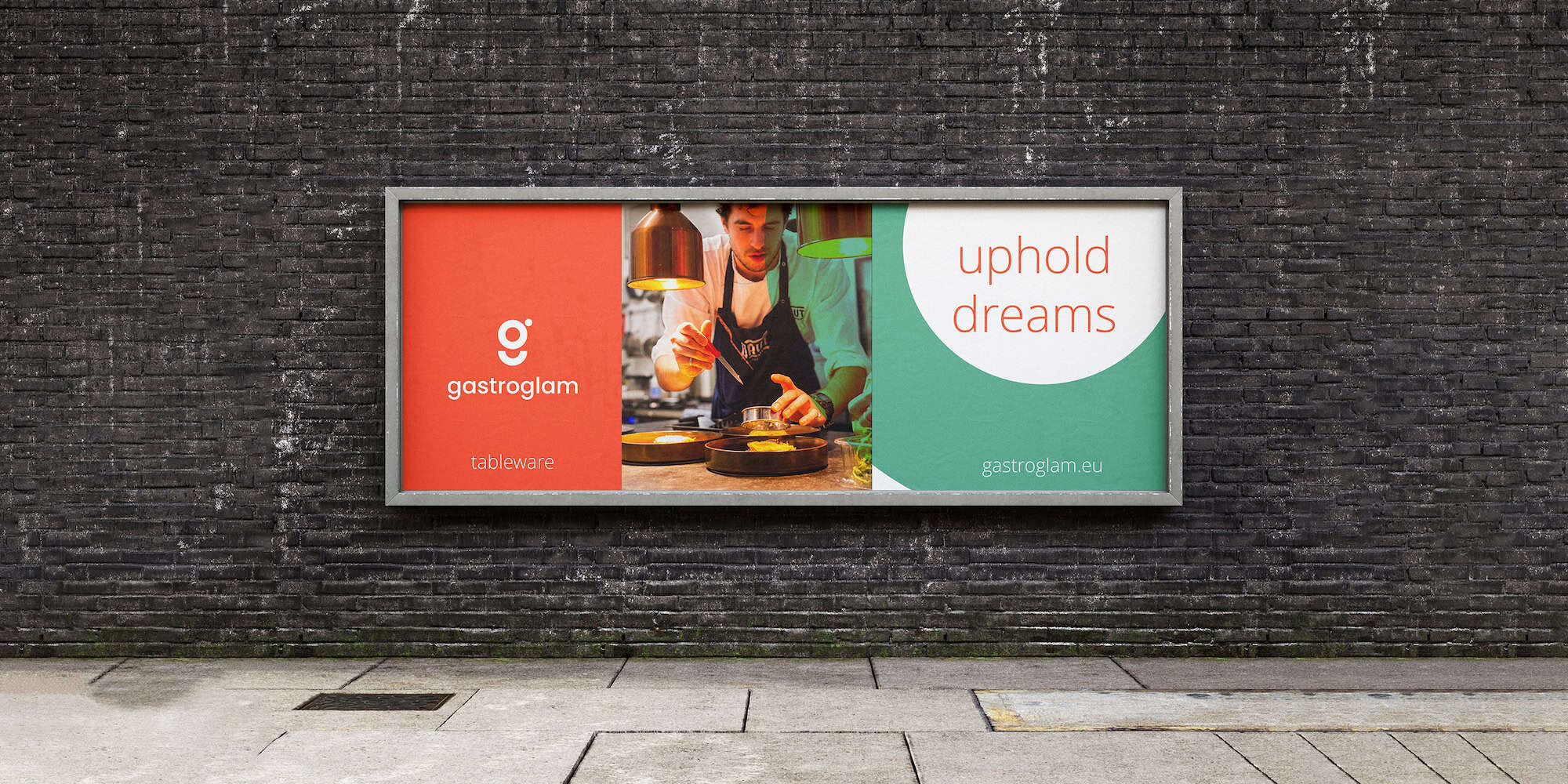 Gastroglam — le projet qui soutient les rêves de ceux qui créent des expériences culinaires, Toud, identité visuelle, conception web