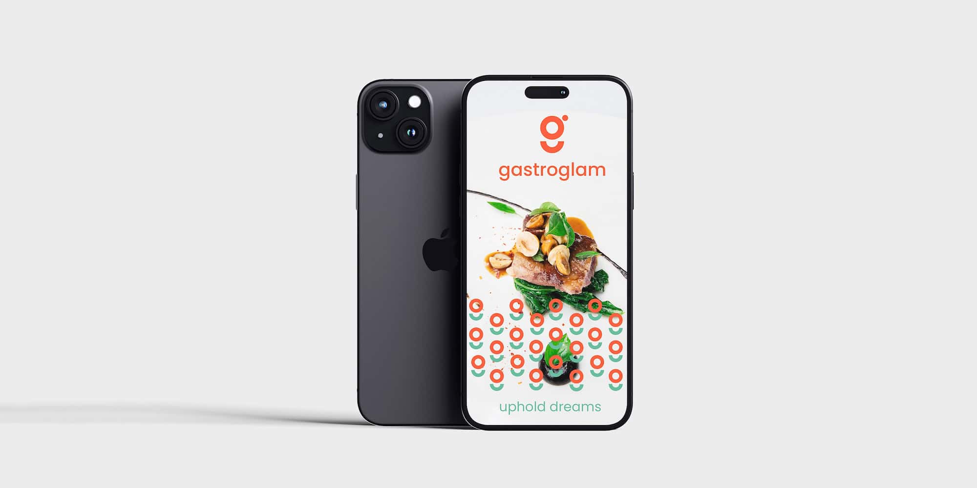 Gastroglam — le projet qui soutient les rêves de ceux qui créent des expériences culinaires, Toud, identité visuelle, conception web