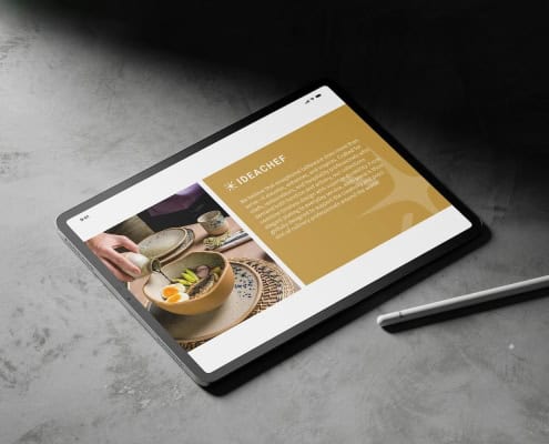 IdeaChef — identité visuelle pour une marque qui inspire la gastronomie haut de gamme, Toud, création de logo, conception web8 IdeaChef — identité visuelle pour une marque qui inspire la gastronomie haut de gamme, Toud, création de logo, conception web