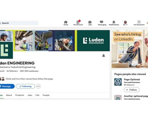 Ludan ENGINEERING Branding pentru o companie de inginerie Toud identitate vizuala branding website design logo design17