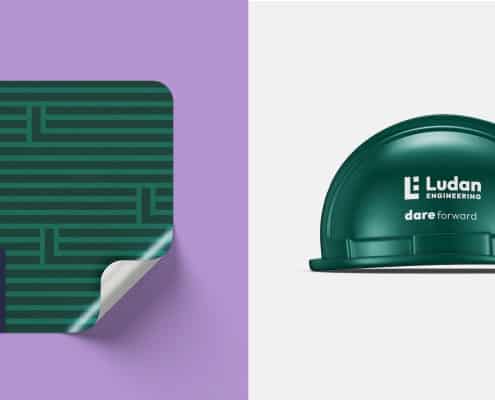 Ludan ENGINEERING Branding pentru o companie de inginerie Toud identitate vizuala branding website design logo design3