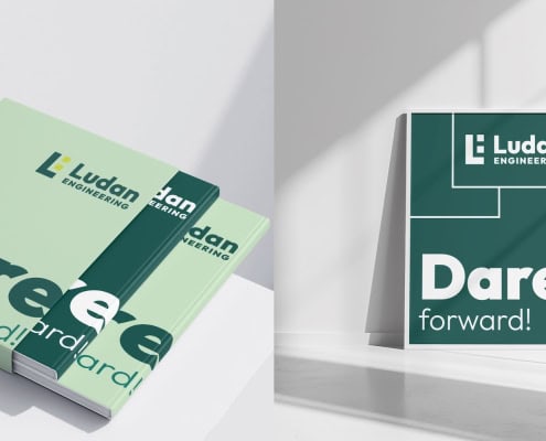 Ludan ENGINEERING Branding pentru o companie de inginerie Toud identitate vizuala branding website design logo design5