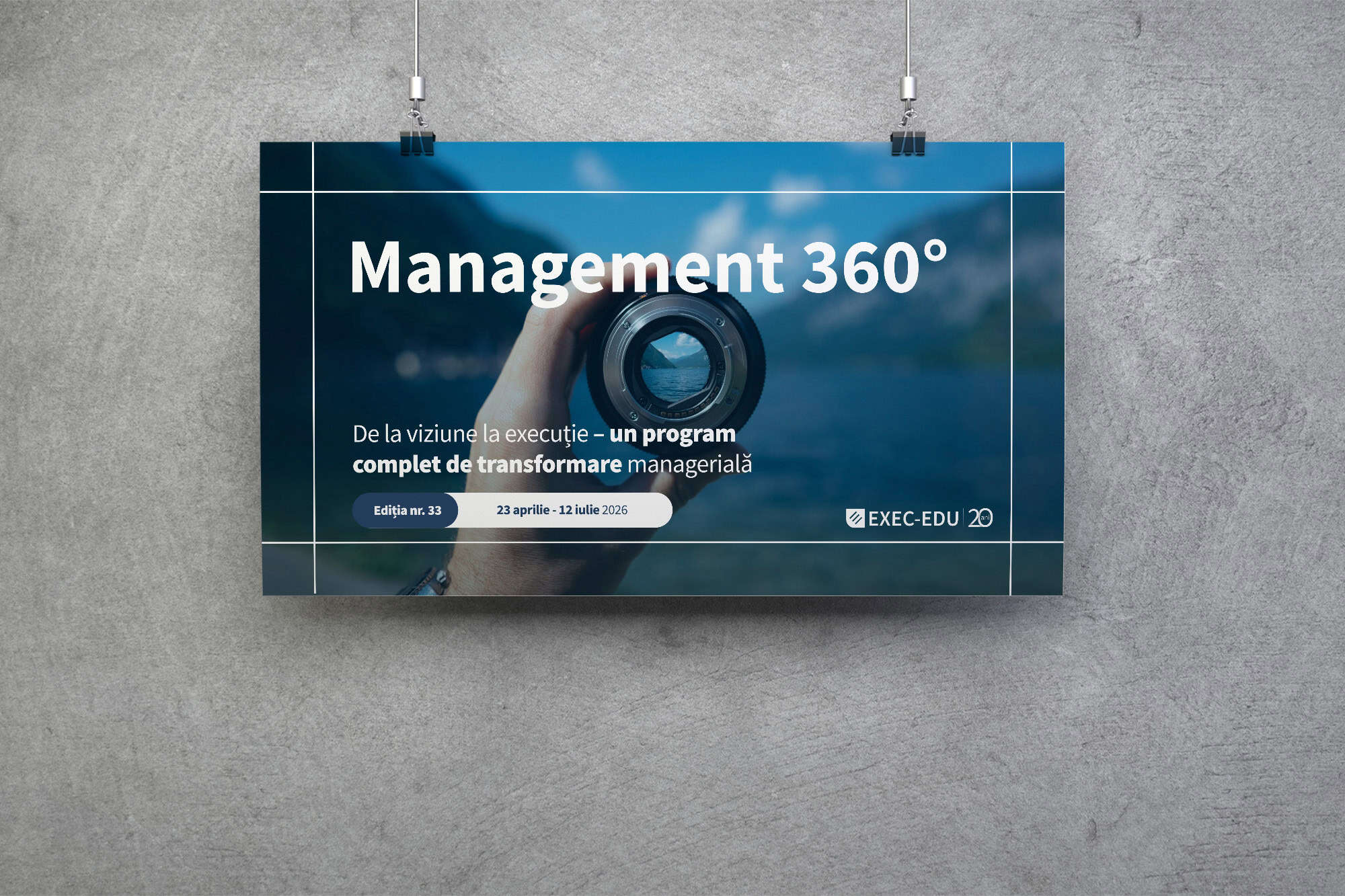 Design de prezentari prezentare design Toud design grafic design PowerPoint EXEC EDU prezentare program Management 360