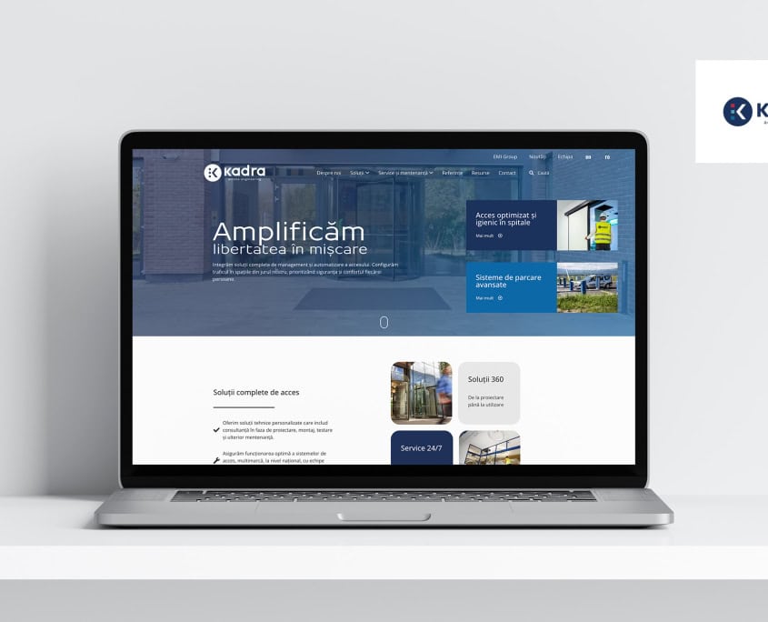 Website KADRA website design Toud web design UX design UI design